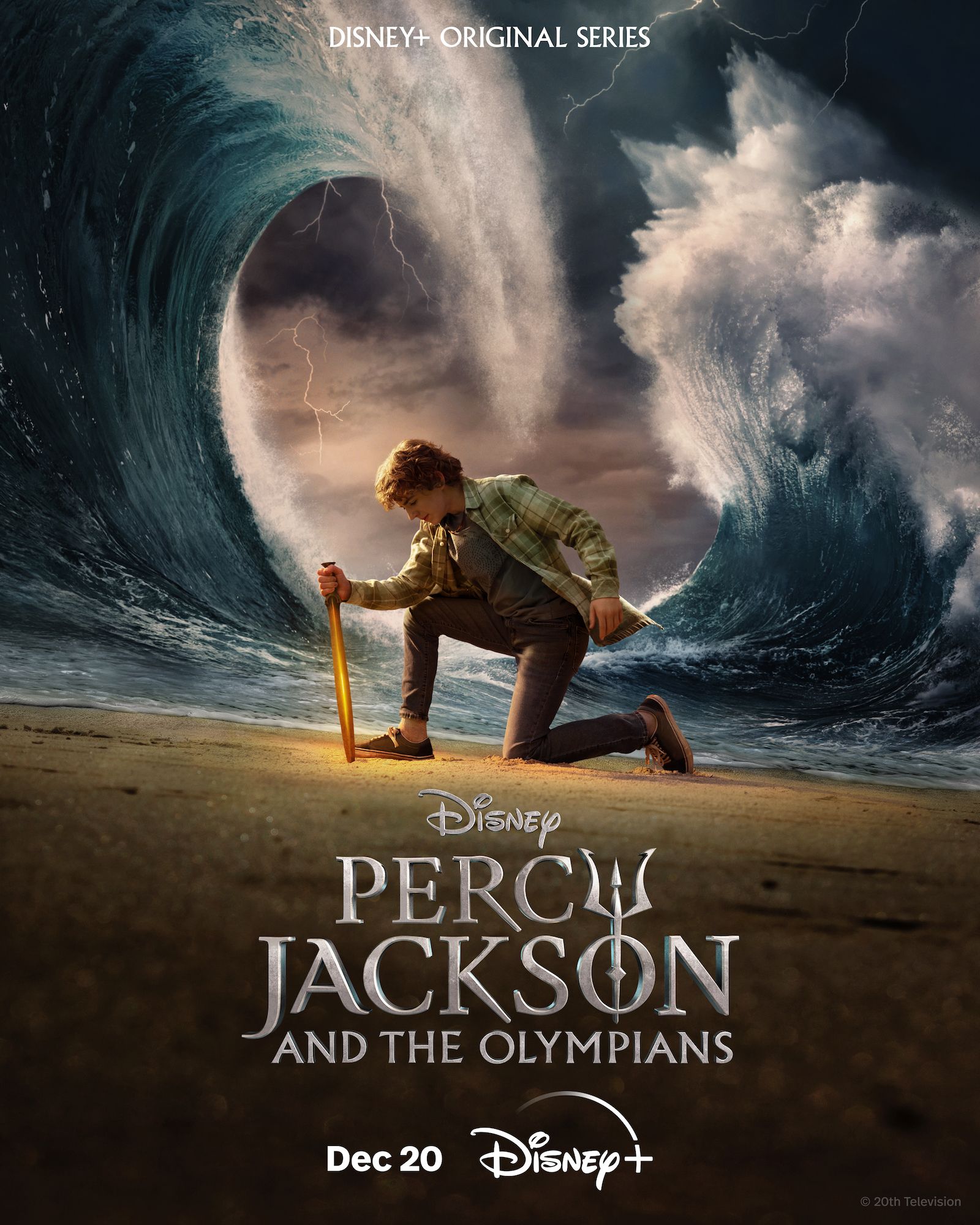 Plakat Percy'ego Jacksona i Bogowie Olimpijscy Disney Plus Series