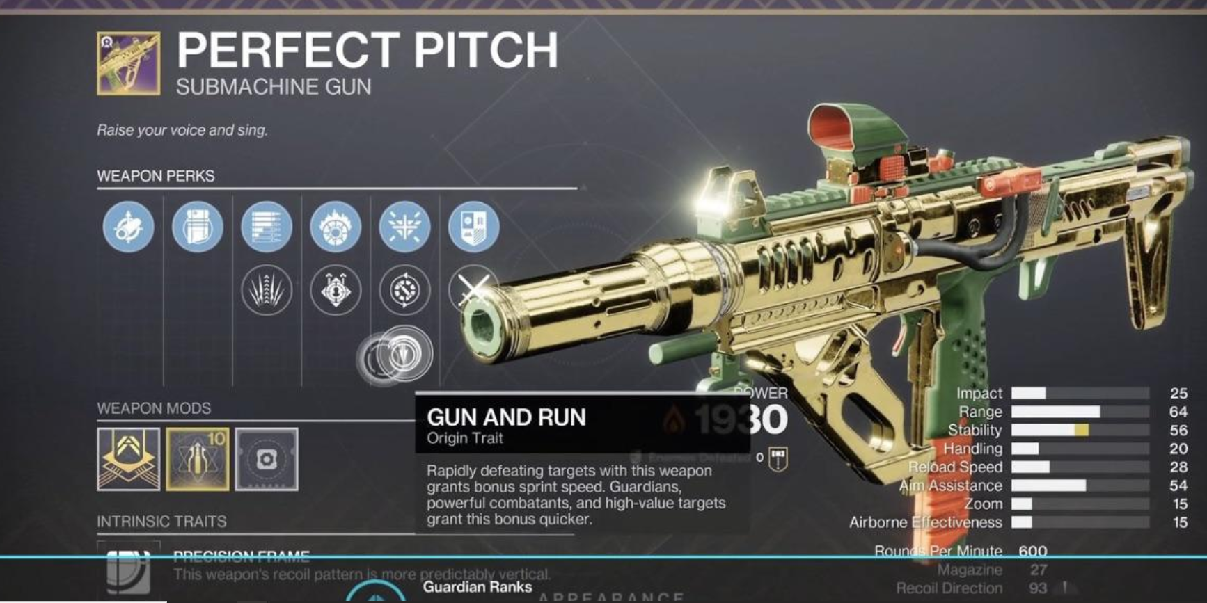 Destiny 2: Perfect Pitch (God Rolls & How To Unlock)