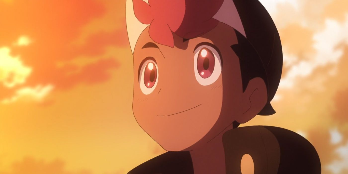 Pokemon Horizons: Roy smiling