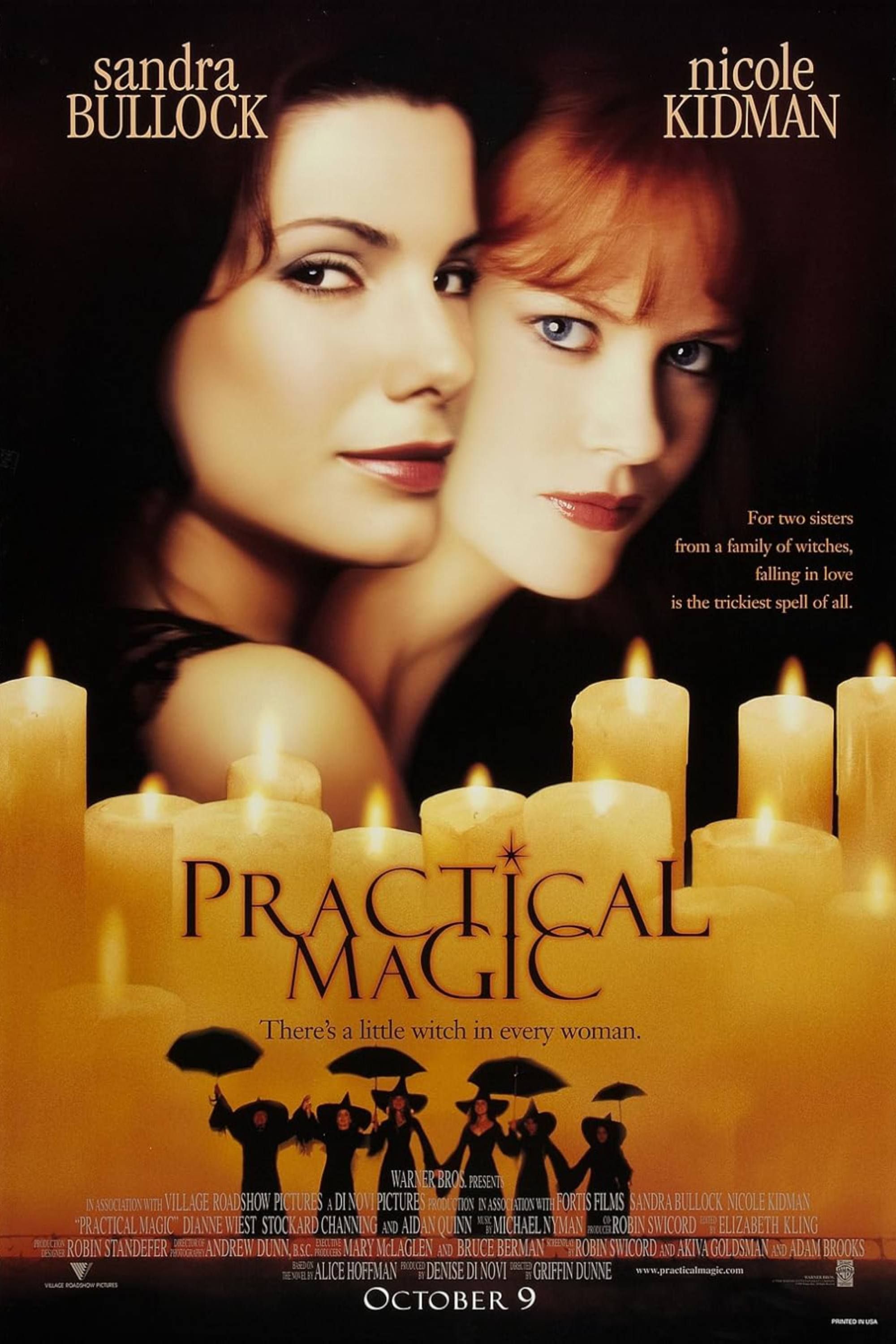 Magia Prática - Pôster - Sandra Bullocak e Nicole Kidman