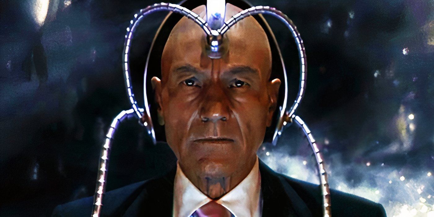 Professor X using Cerebro in X-Men