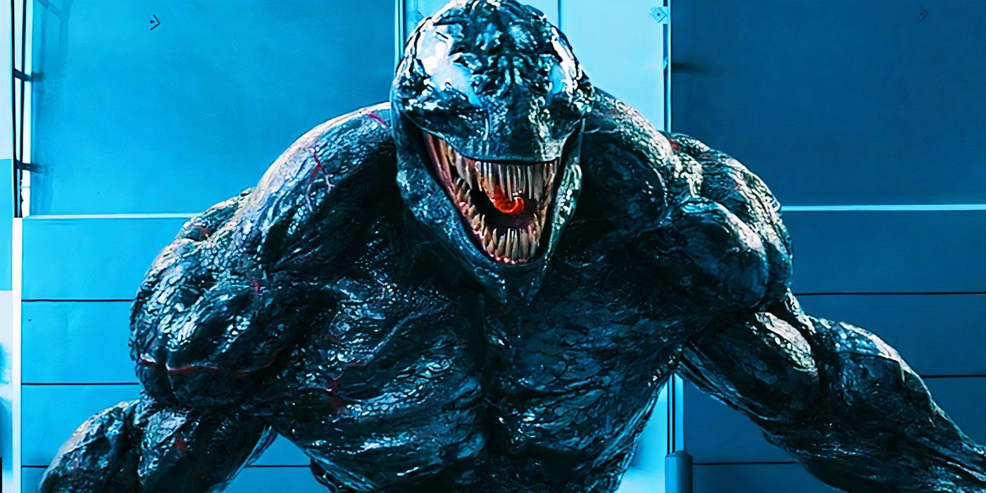 Riot smiling in Venom