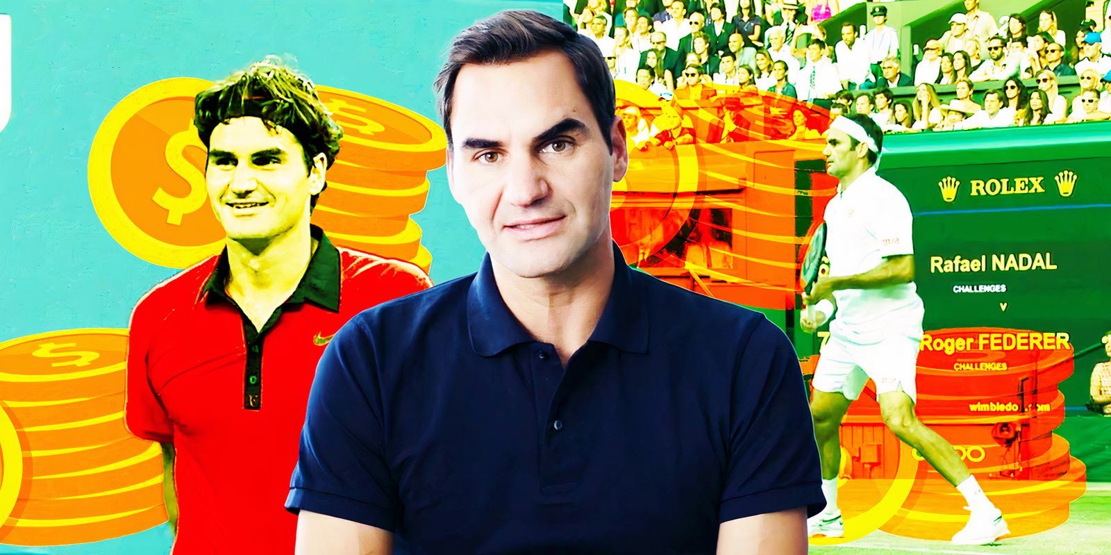 Roger Federer como ele mesmo em Federer Twelve Final Days