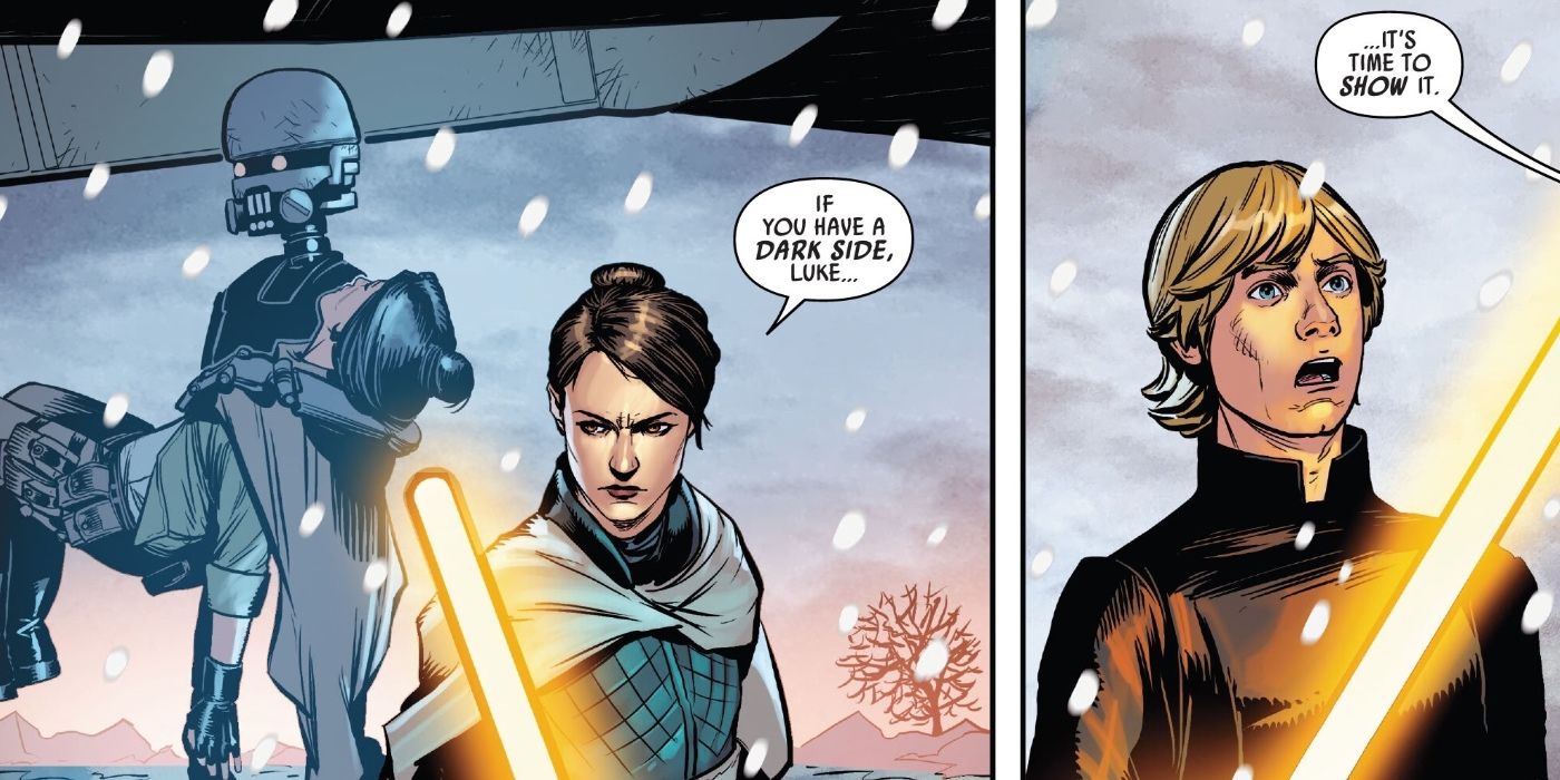 Sabe and Luke Skywalker in Darth Vader #47
