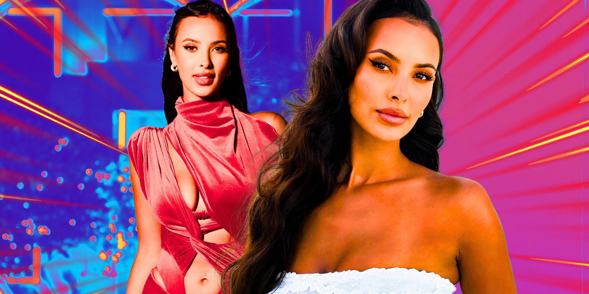 Love Island UK montage of Maya Jama