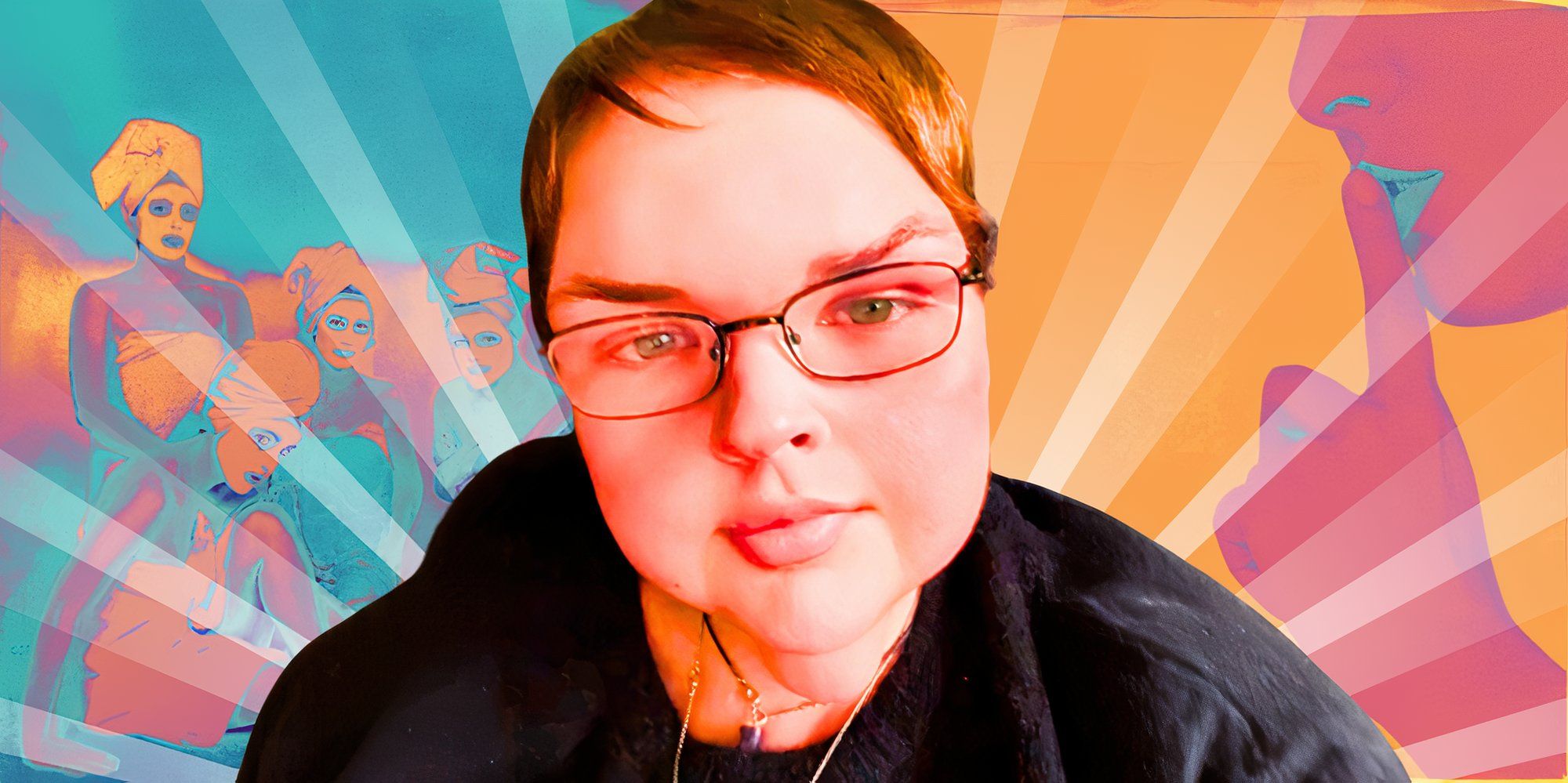 1000-lb sisters up close of tammy with background from our lips are sealed video