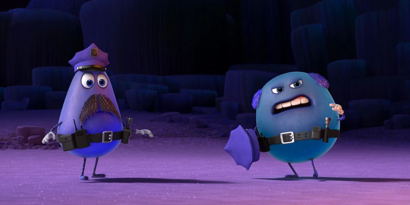 Frank Oz and Dave Goelz as Mind Police officers Frank and Dave in Inside Out 2