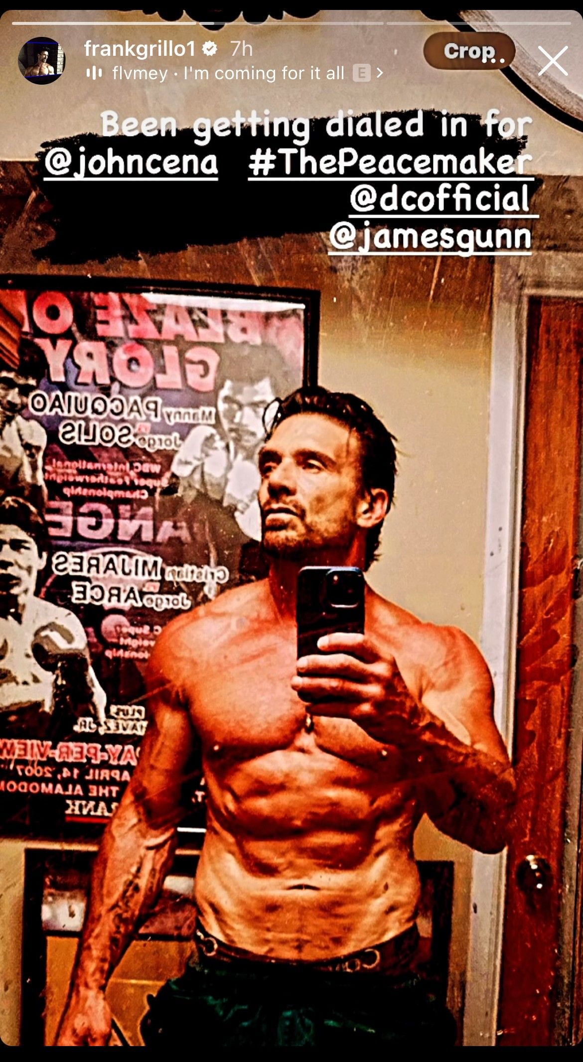 Frank Grillo Shows Off Workout Results For Peacemaker Season 2 In New Photo