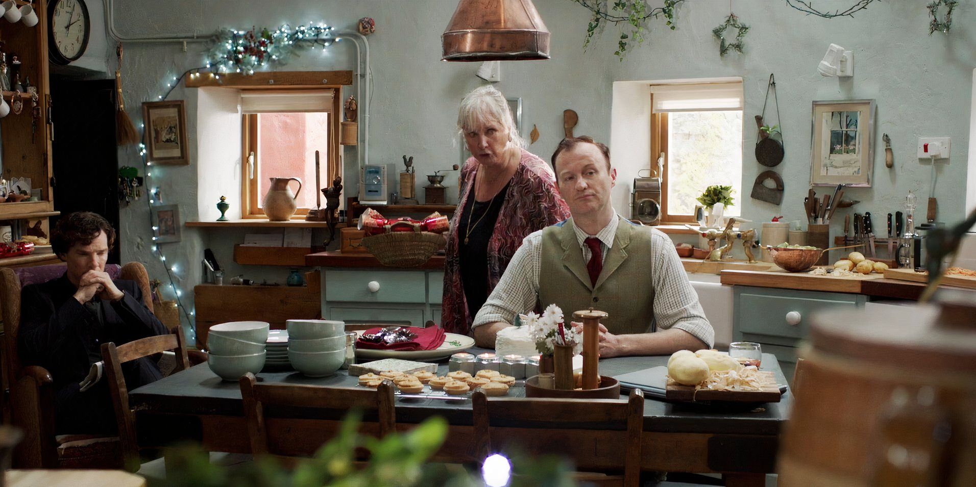 Sherlock His Last Vow Sherlock and Mycroft with their mother