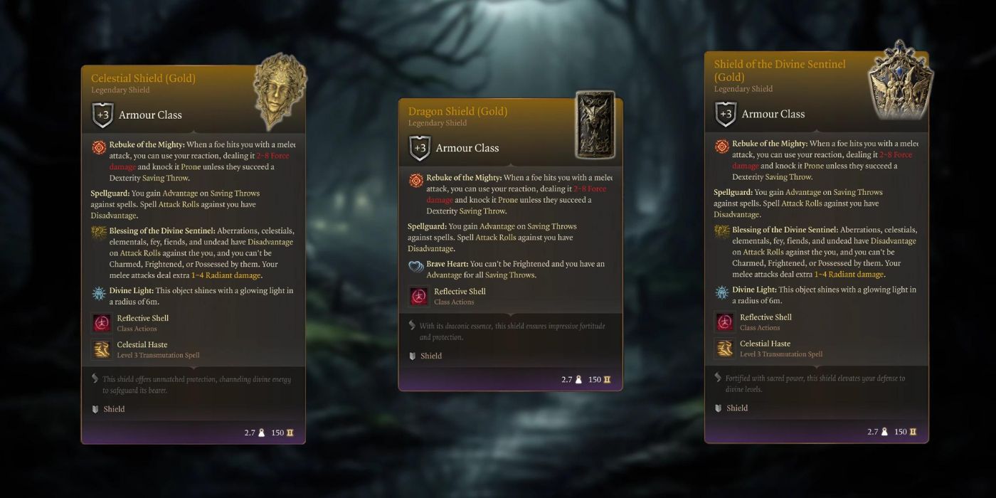 Baldur's Gate 3 Mod Makes Shields So Breathtaking You'll Want To Give Up Dual-Wielding