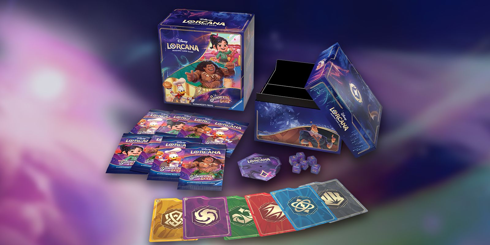 Disney Lorcana: Shimmering Skies Illuminate's Trove & Card Binders Review - Los buenos tiempos siguen rodando