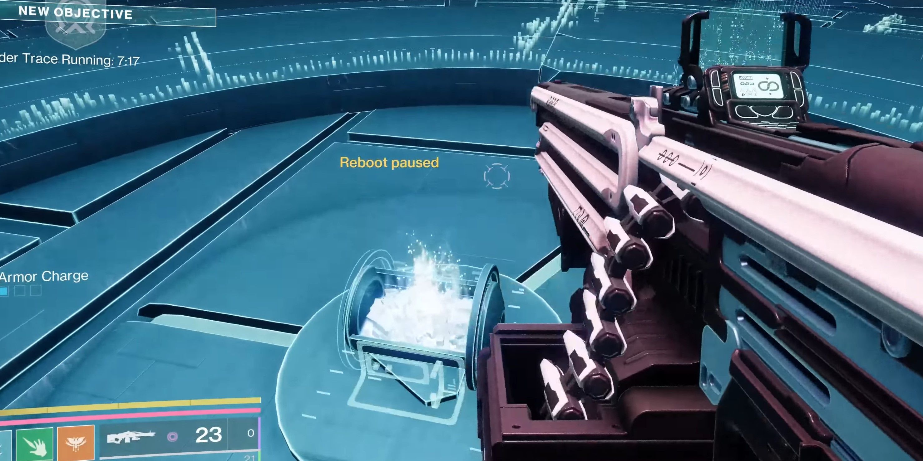 Encontrando o baú de saque no protocolo Enigma em Destiny 2