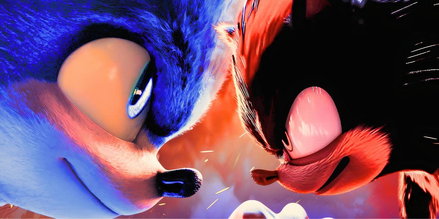 Sonic looking confident next to Shadow looking angry and confident in Sonic the Hedgehog live action