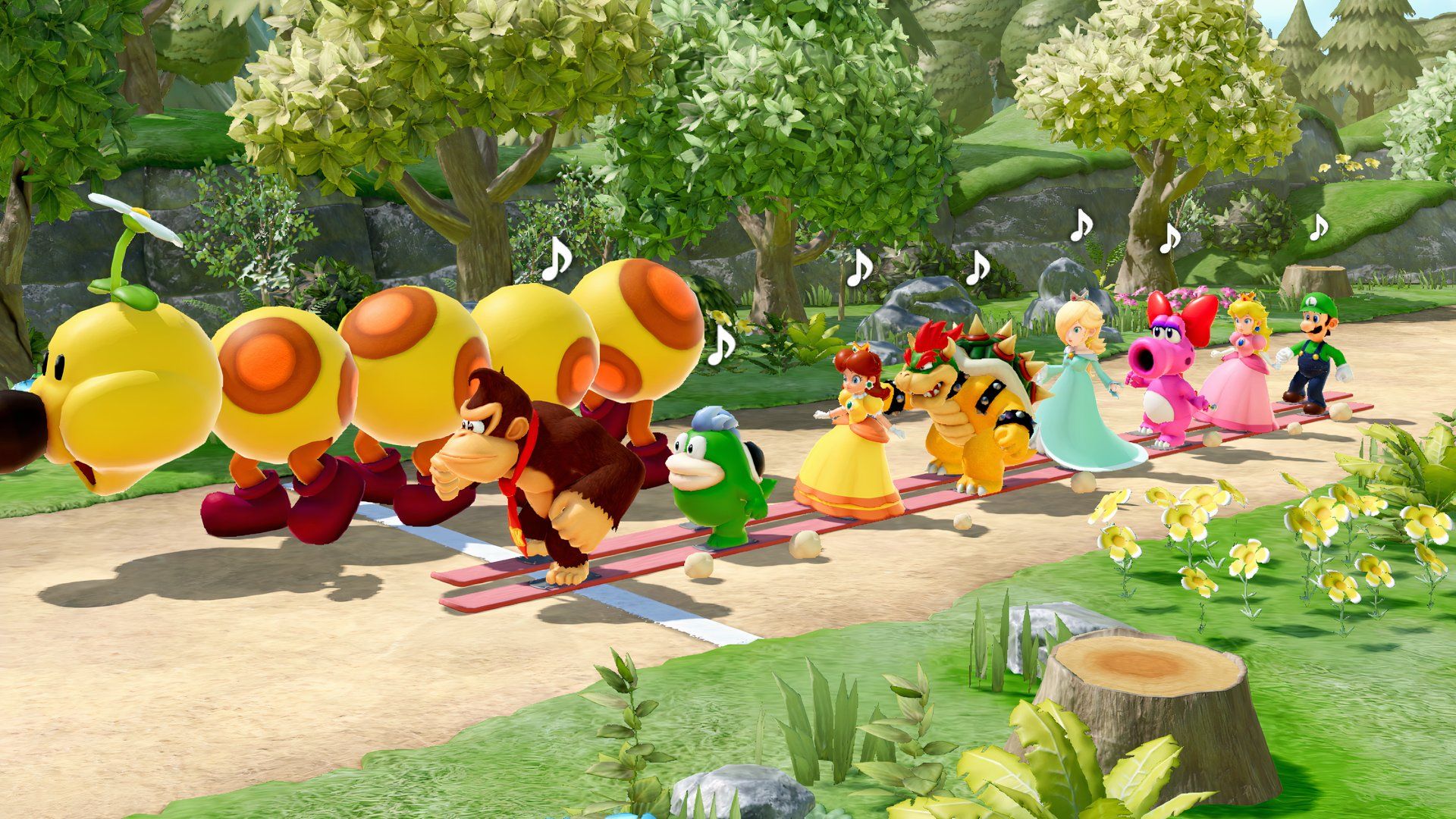 Todos los amigos del Jamboree en Super Mario Party Jamboree, clasificados