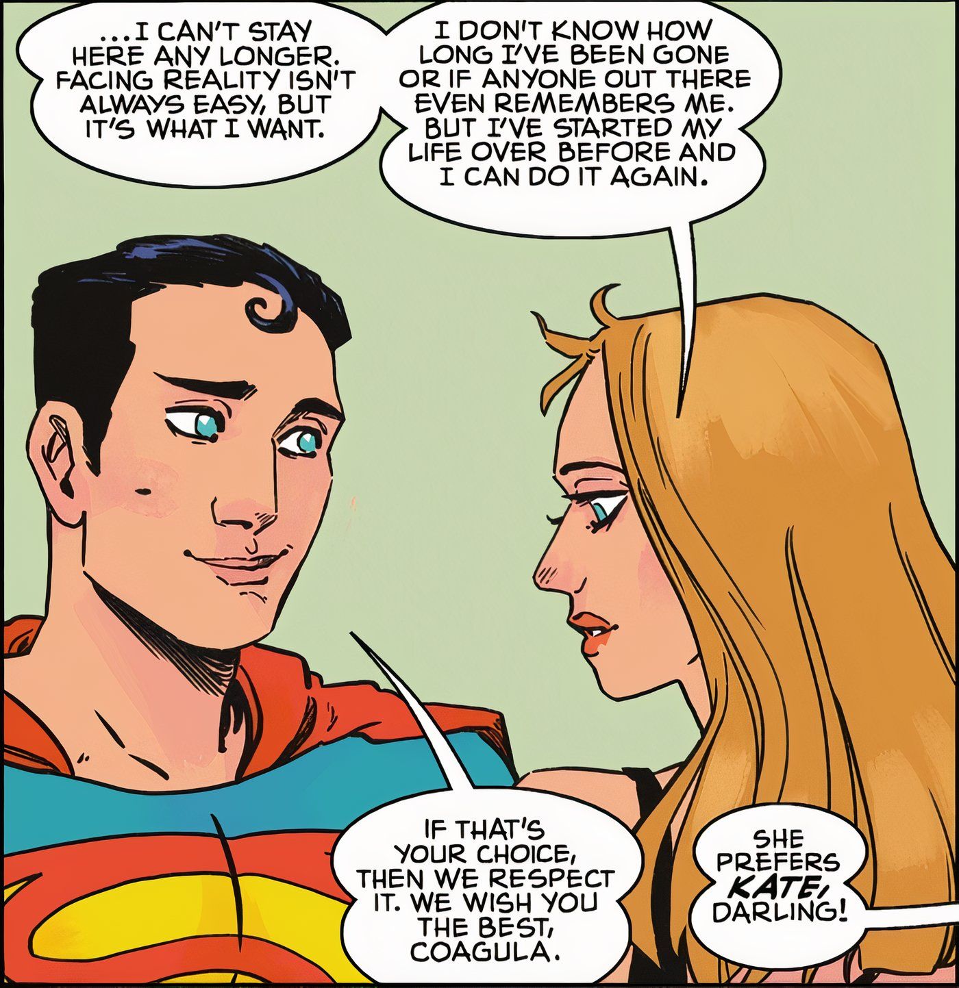 Superman and Coagula DC