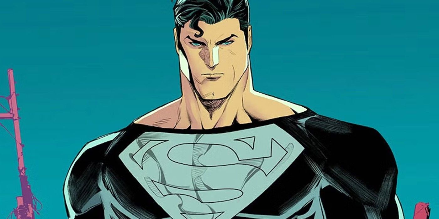 Superman's new black costume