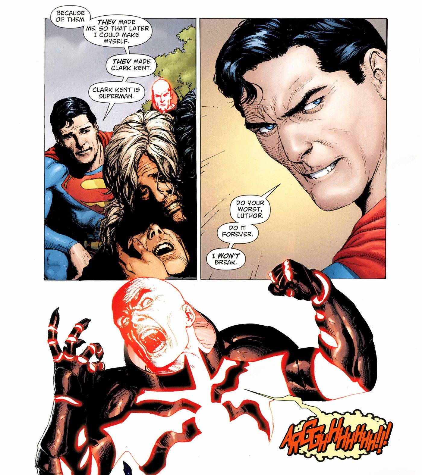 Superman Tells Lex Luthor That He Will Never Break