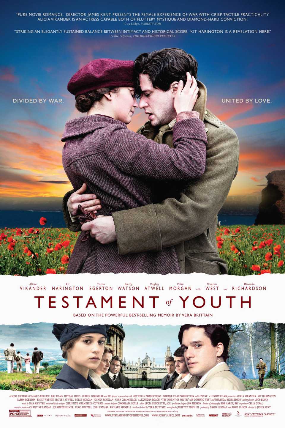 Testament Of Youth (2014) - Poster - Man & Woman hugging