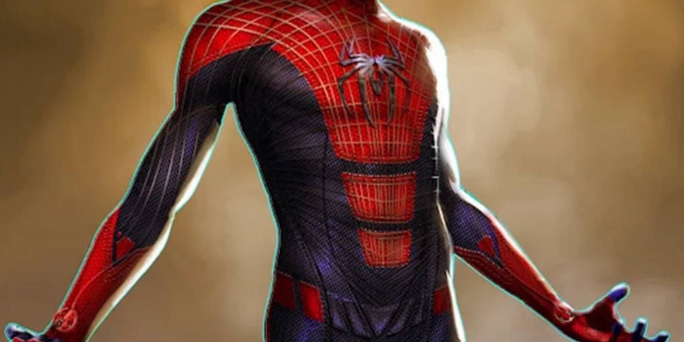 Arte conceitual do incrível traje do Homem-Aranha