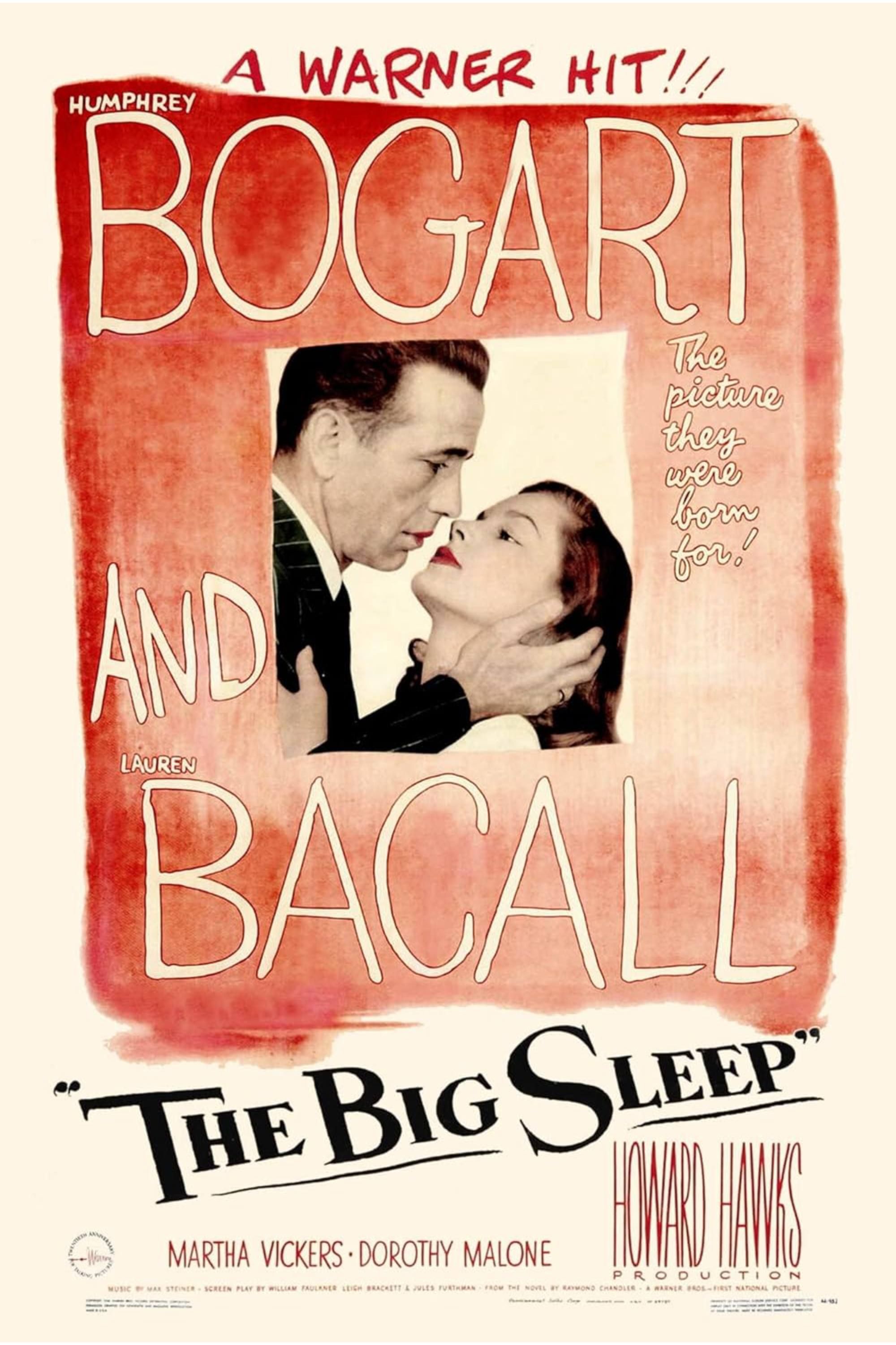 O Grande Sono - pôster - Humphrey Bogart
