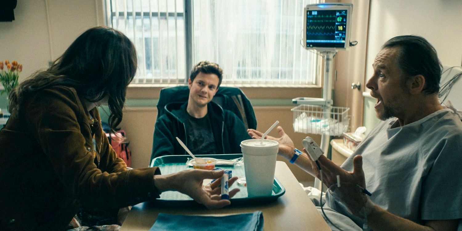 Hughie (Jack Quaid) feliz com a recuperação de seu pai no episódio 5 da 4ª temporada de The Boys