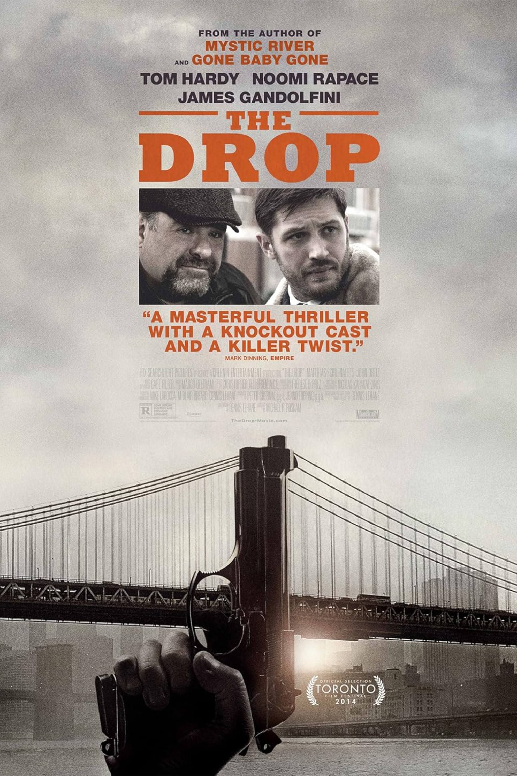 The Drop (2014) - Pôster - Tom Hardy e Noomi Rapace