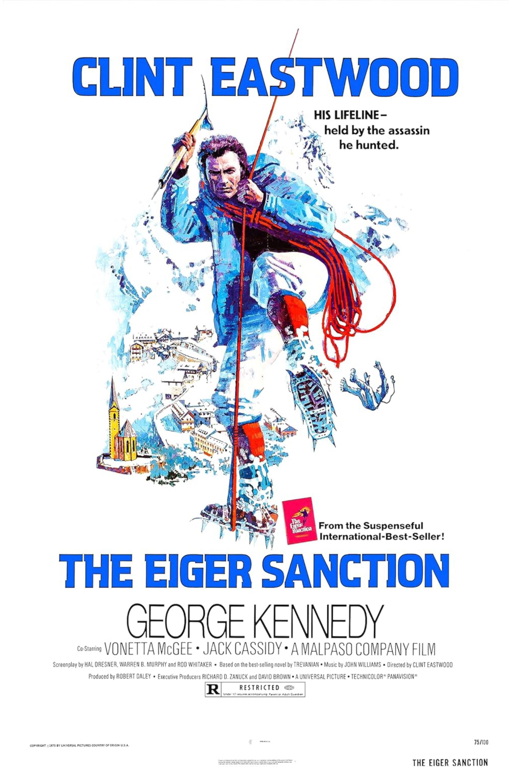 The Eiger Sanction (1975) - Poster - Clint Eastwood-1