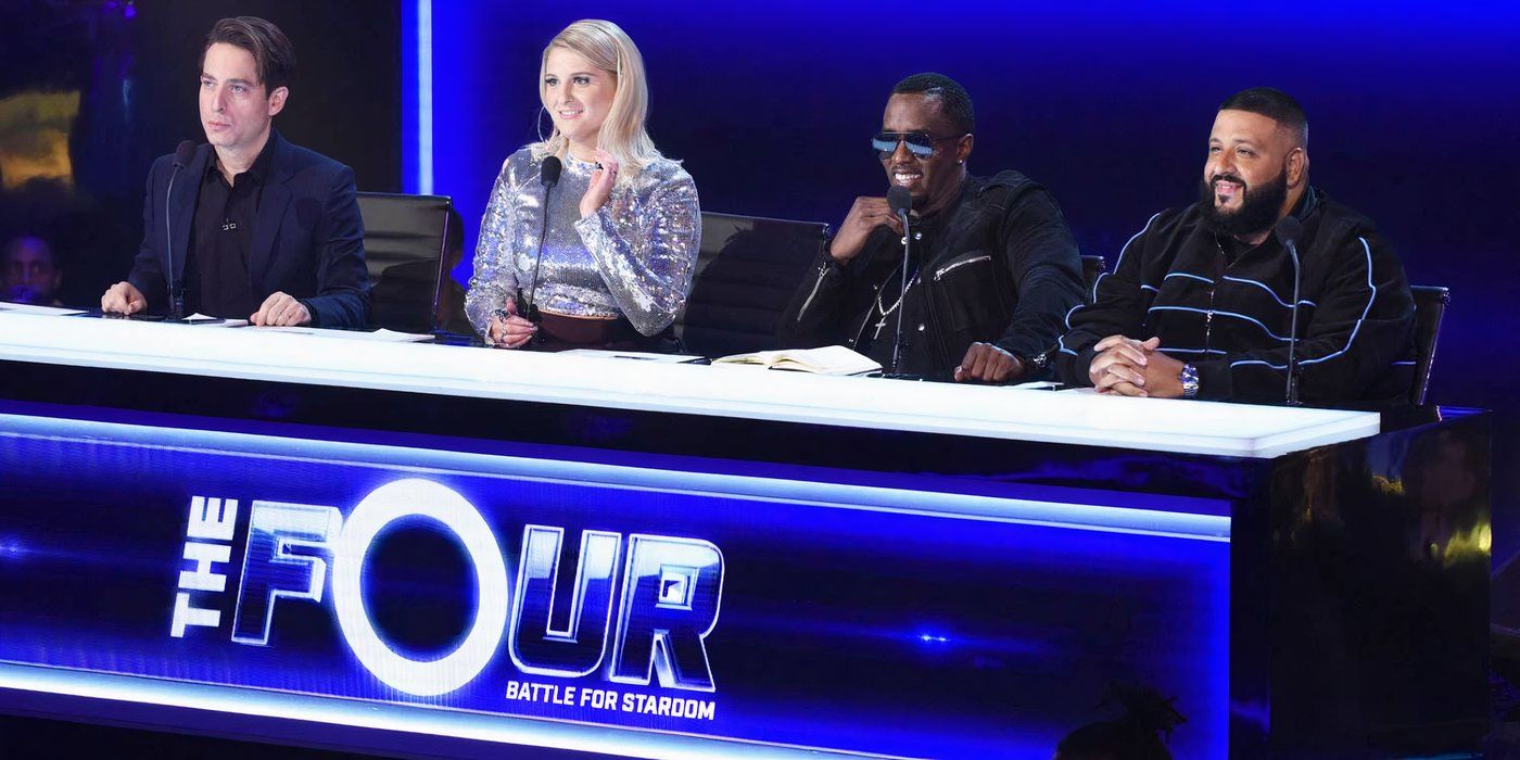 The Four: Battle For Stardom Cast - Charlie Walk, Meghan Trainor, Diddy, DJ Khaled