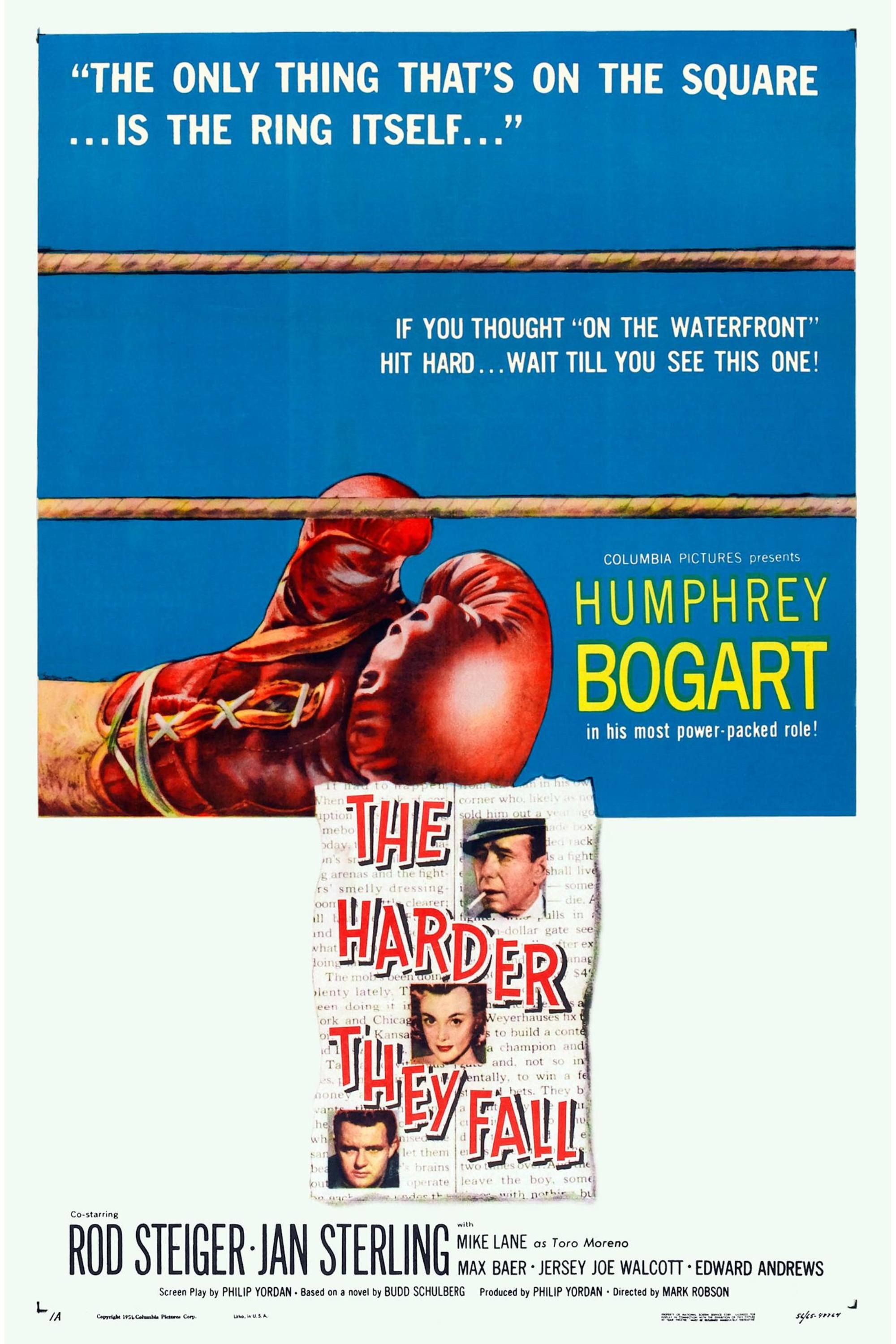 Quanto mais eles caem (1956) - Pôster - Humphrey Bogart
