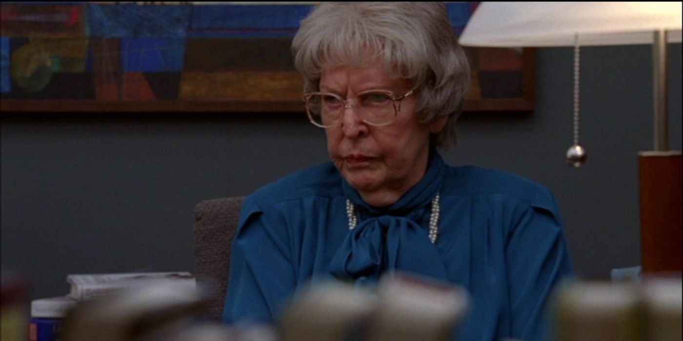 The Librarian (Jean Sincere) looking angry in Glee.-1