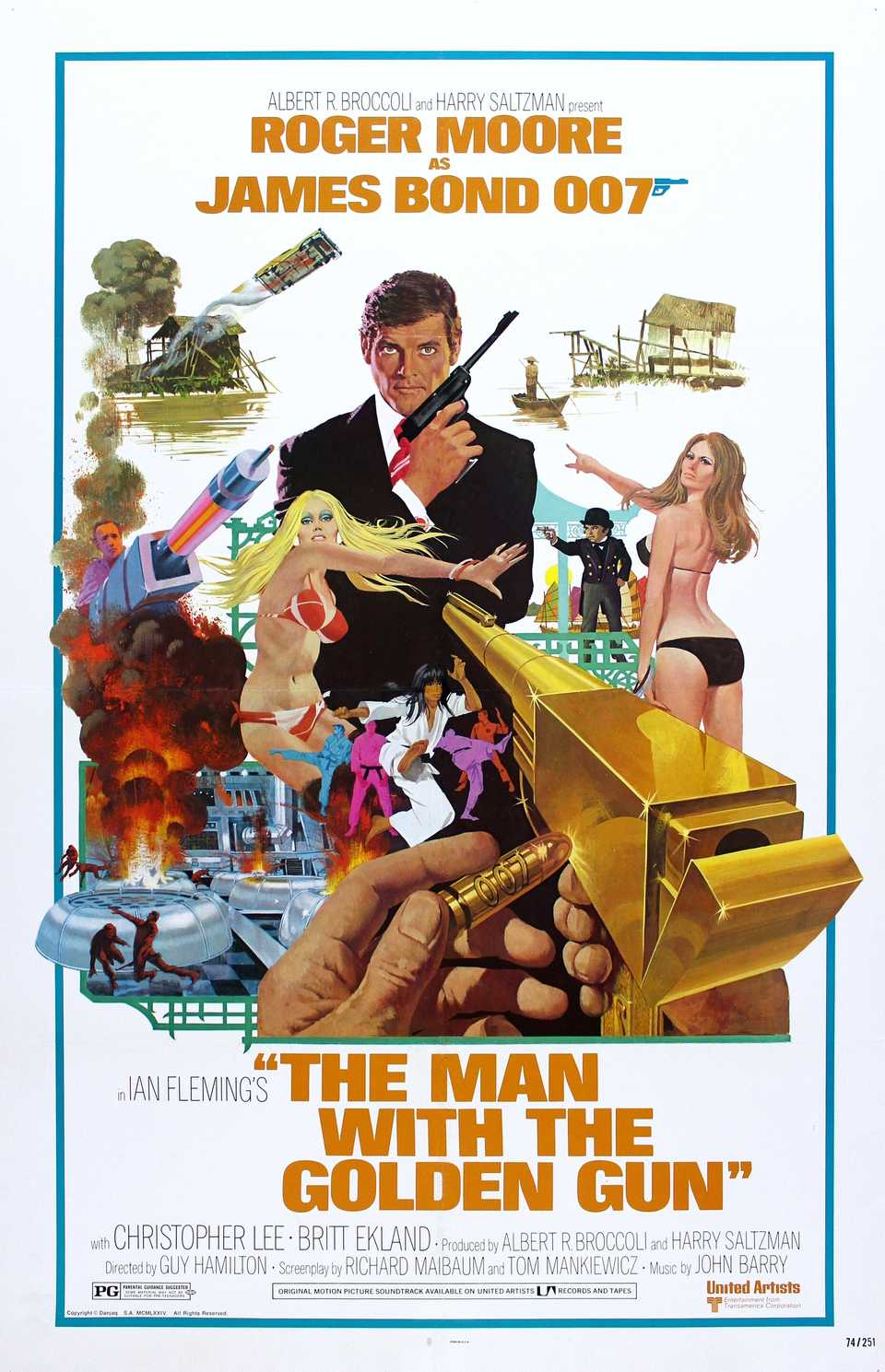 The Man with the Golden Gun Film Poster
