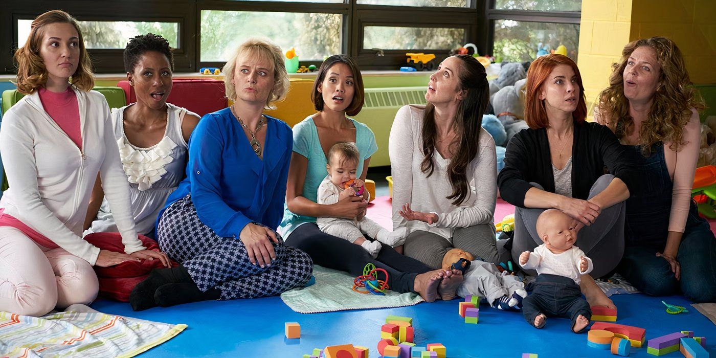 The mothers from Workin' Moms