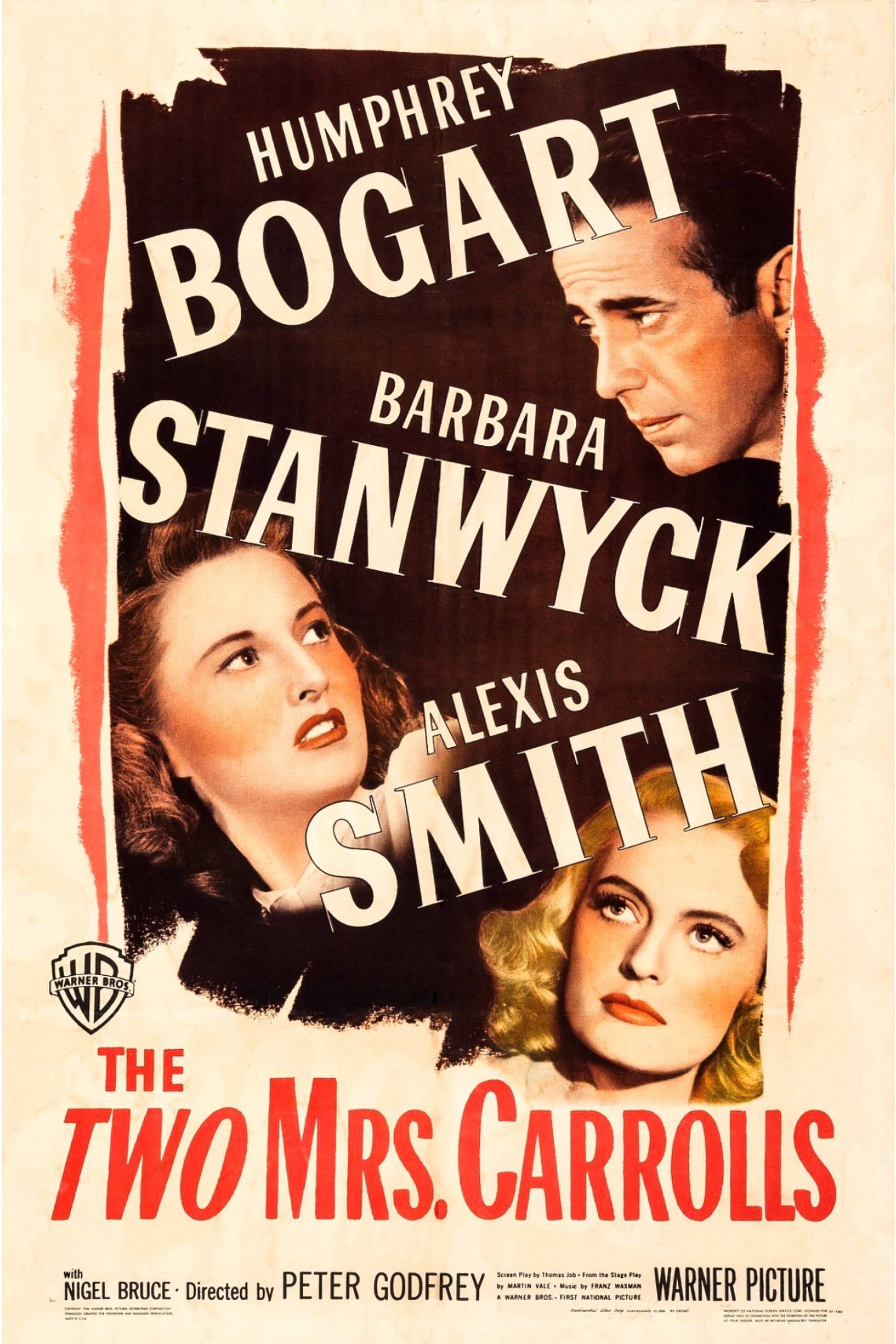 As Duas Sra. Carrolls - Pôster - Humphrey Bogart, Barbara Stanwyck e Alexis Smith