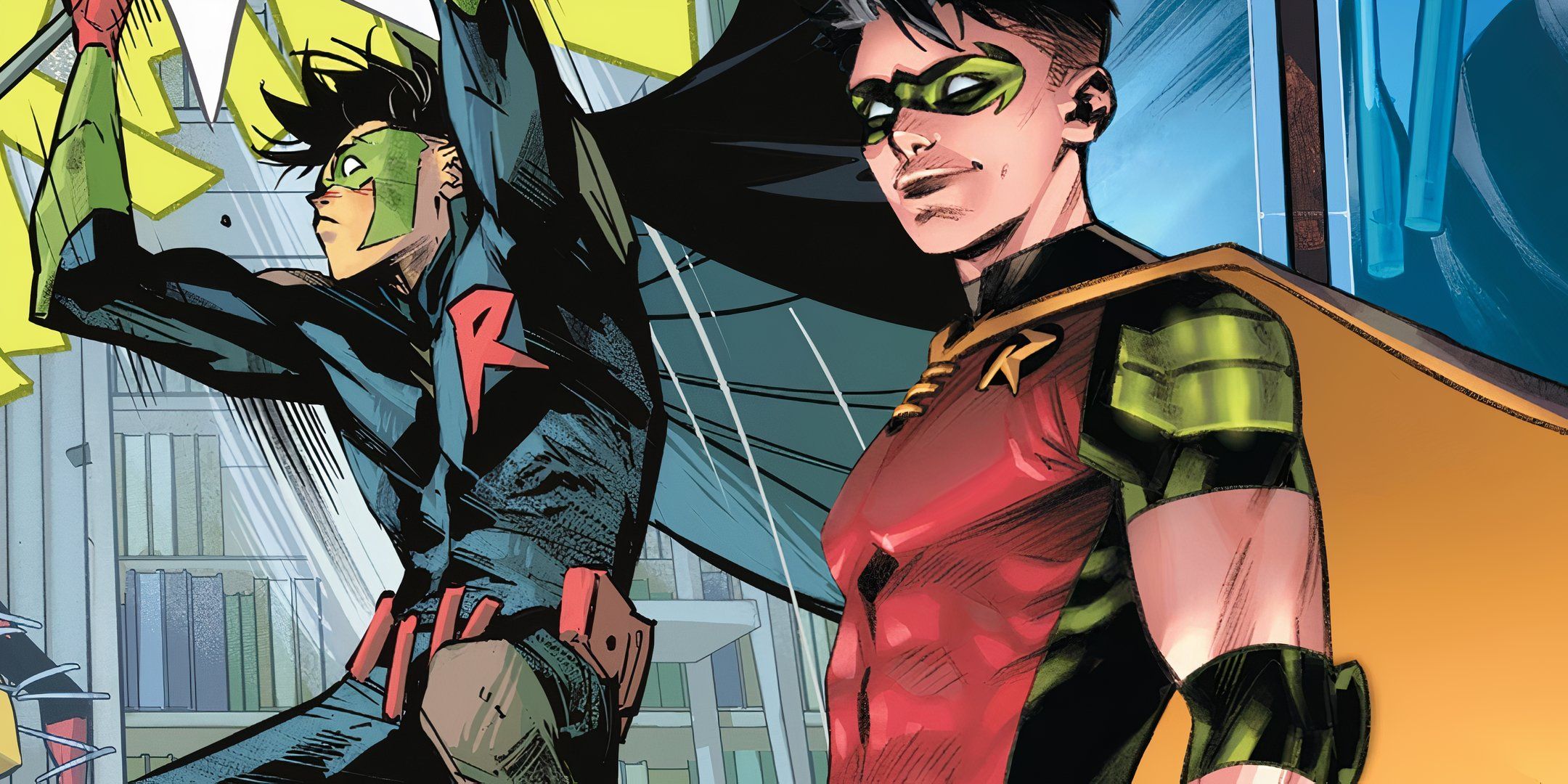 Tim Drake and the New Robin Costume DC