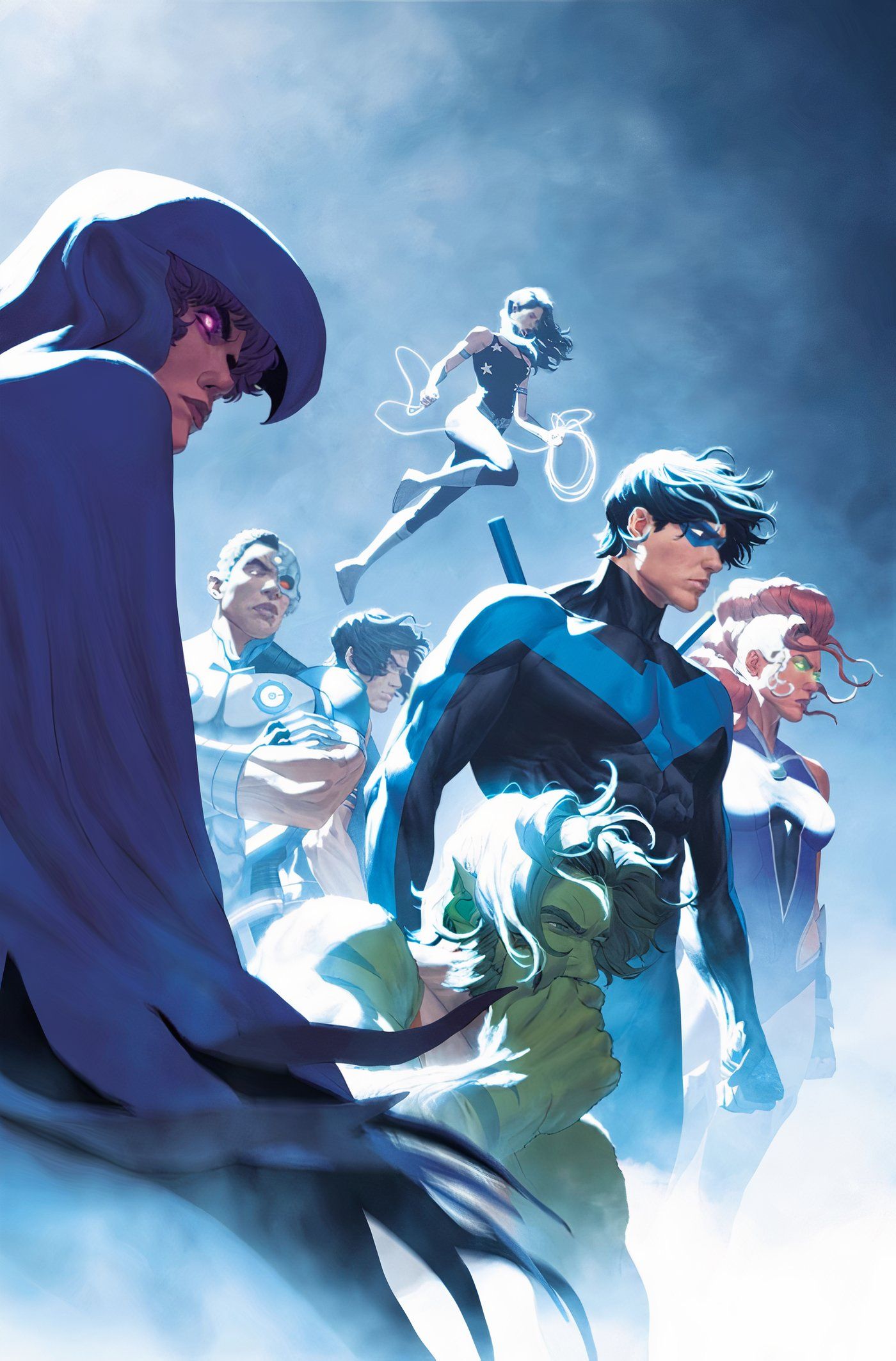 Titans #14 Raven Tempest Nightwing Starfire Donna Troy Beast Boy Cyborg-1