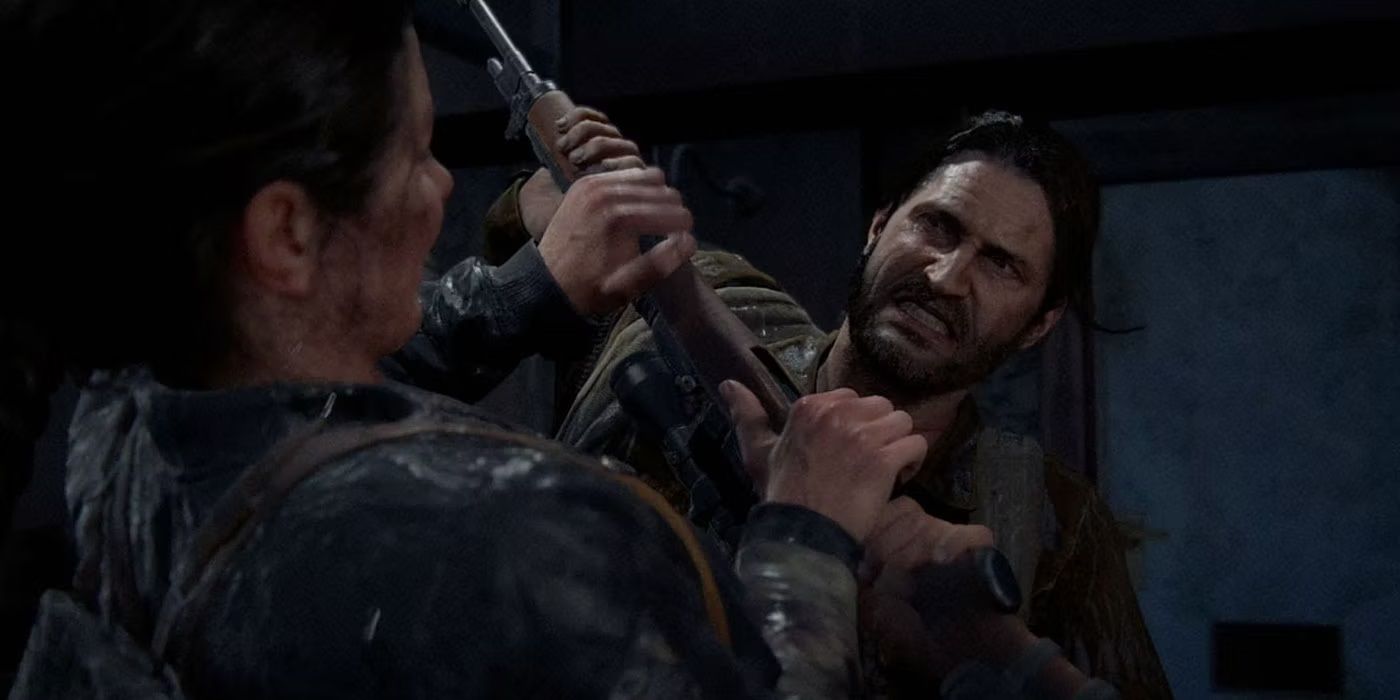 Tommy luta com Abby em The Last of Us Part II