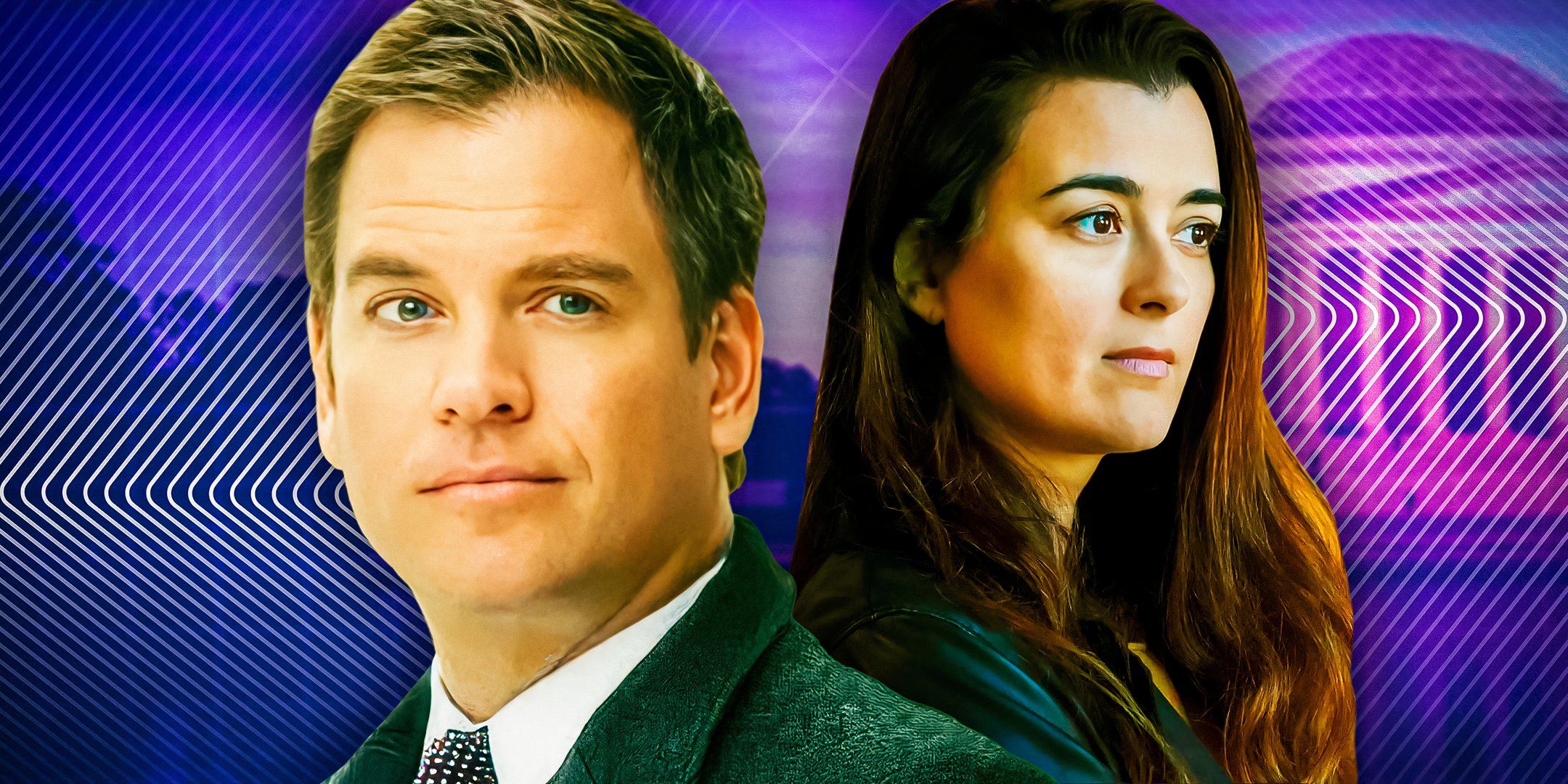 Michael Weatherly as Tony and Cote de Pablo as Ziva from NCIS