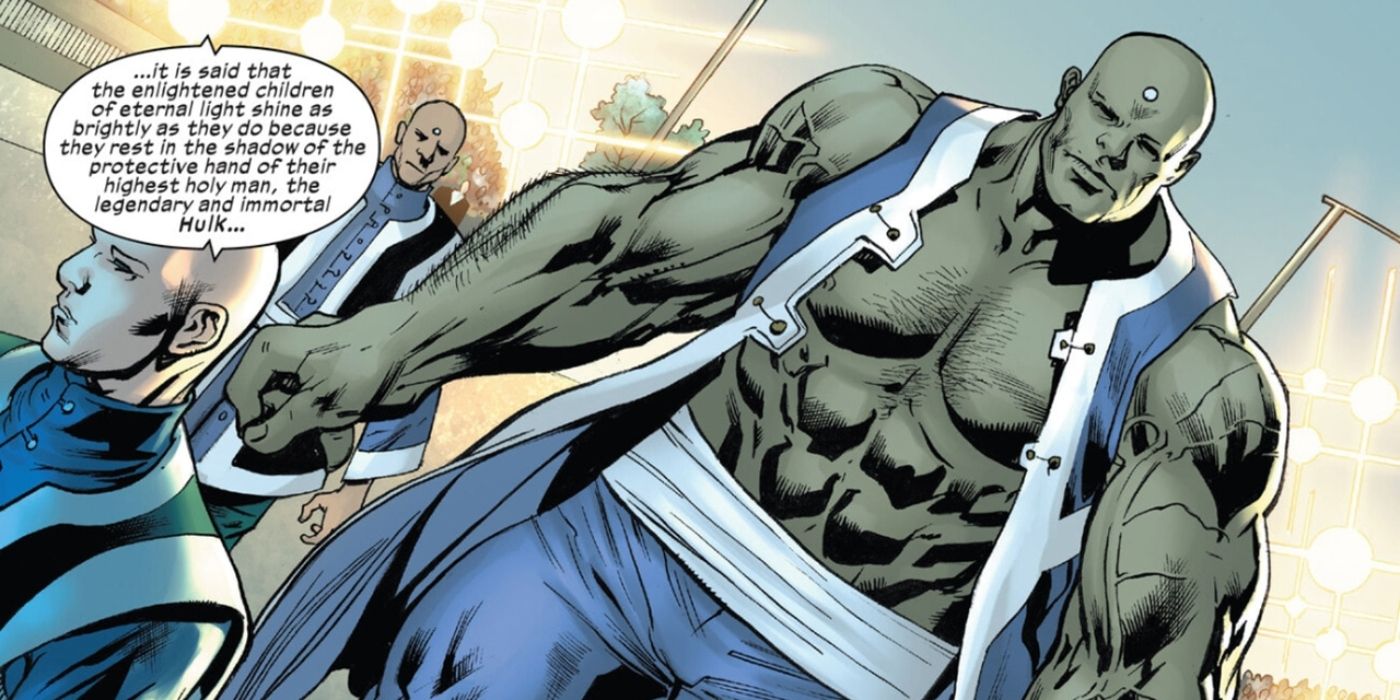 The new Ultimate Universe's Hulk introduced as the leader of a religious cult.