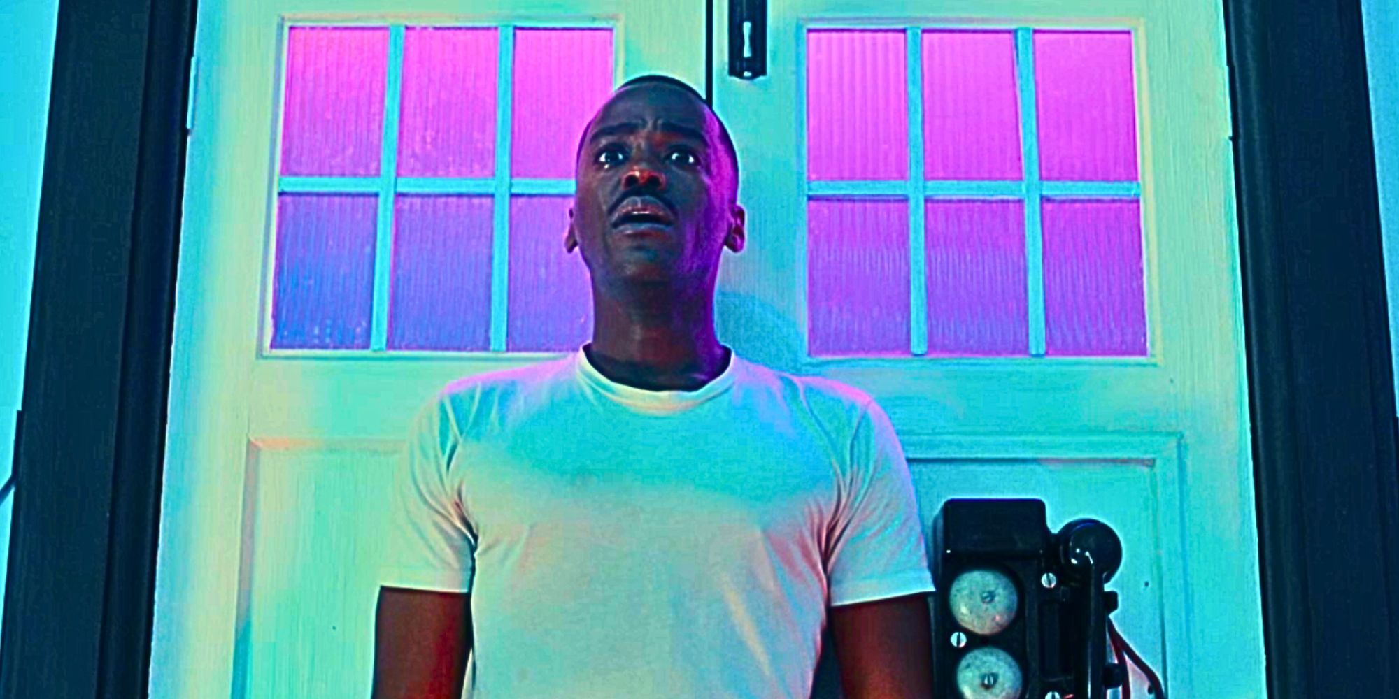 Ncuti Gatwa looking sad as the Fifteenth Doctor in Doctor Who