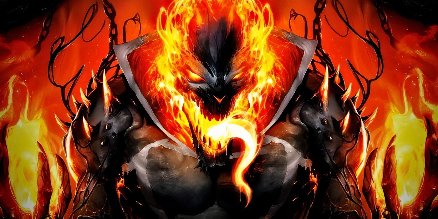 Venom/Ghost Rider hybrid in Marvel Comics.