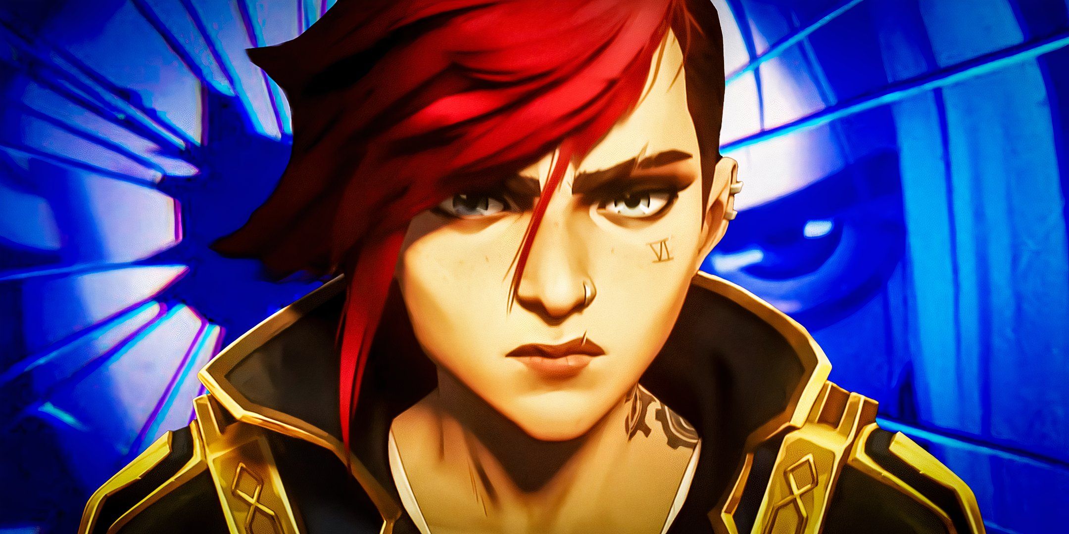 Vi (Hailee Steinfeld) looking intense in Arcane