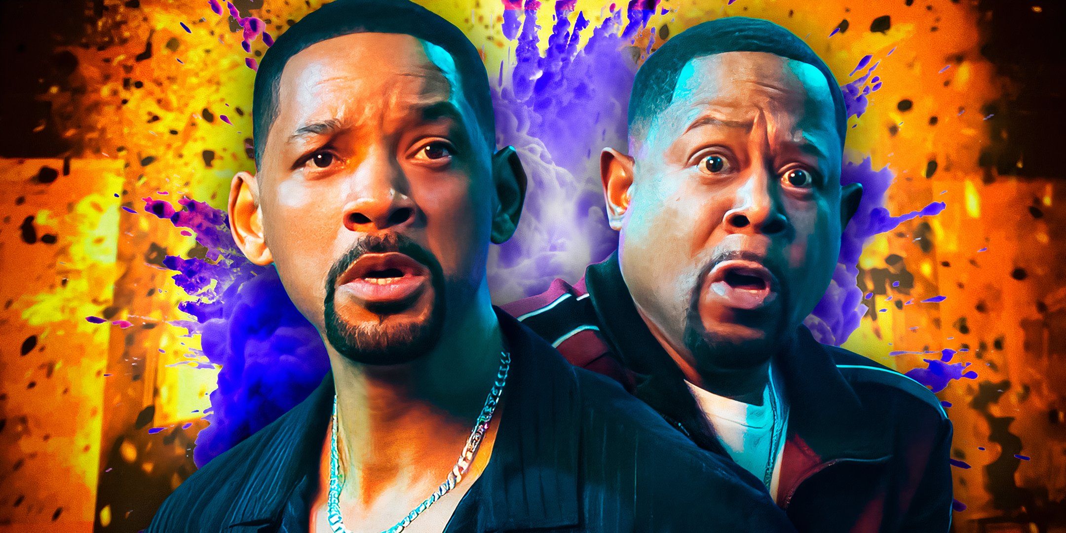 (Will Smith as Mike Lowre and Martin Lawrence as Marcus Burnett from Bad Boys Ride or Die