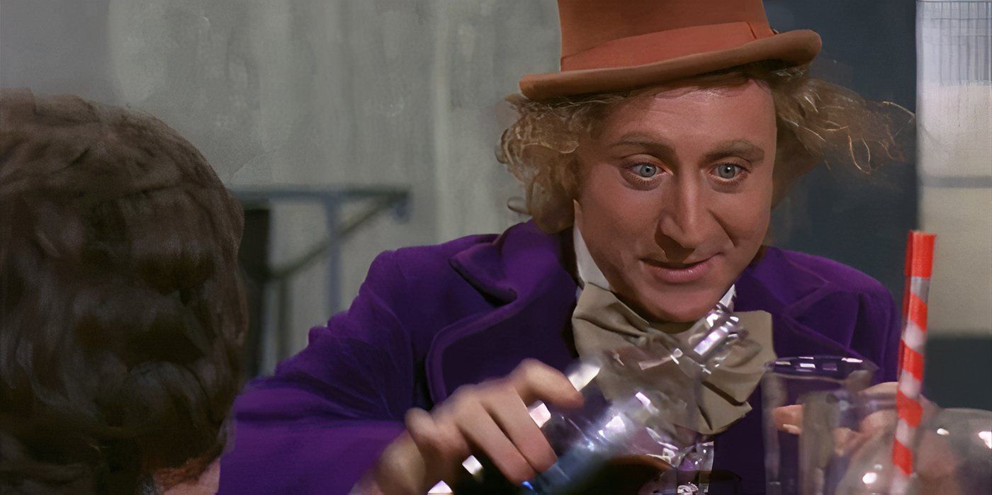 Willy Wonka in The Inventing Room