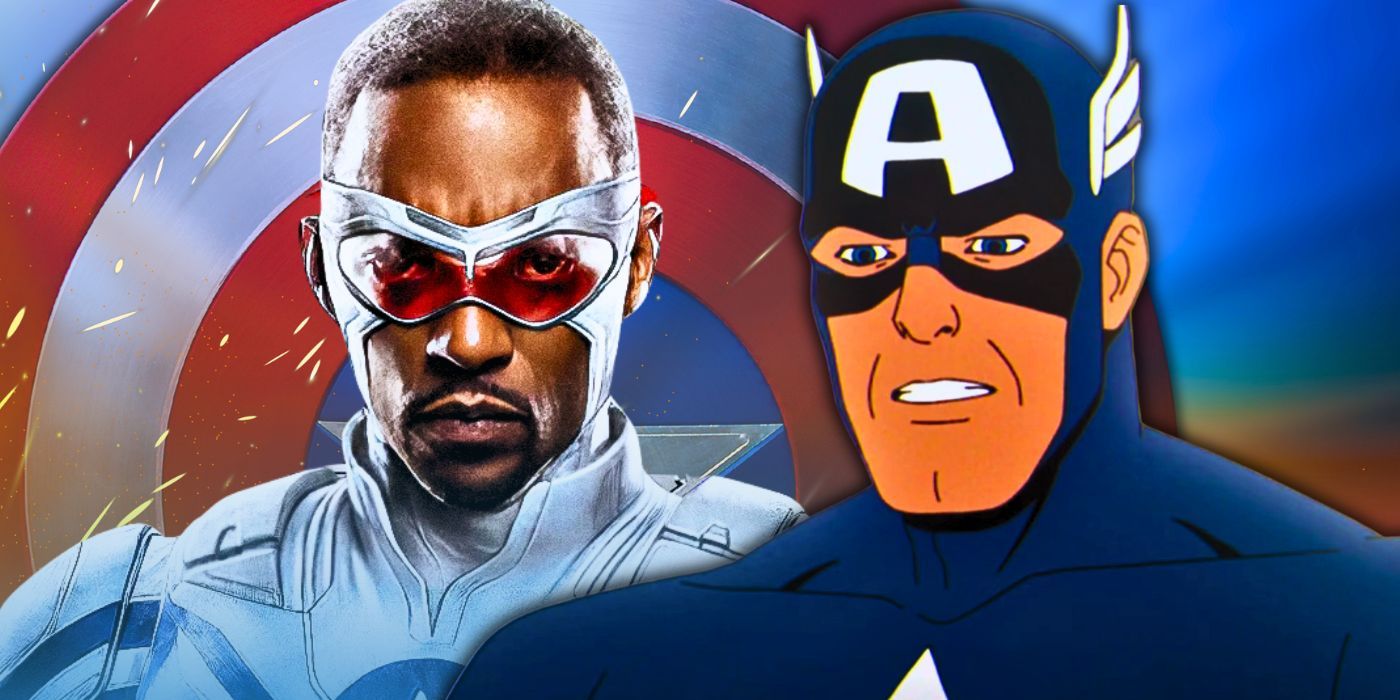 X-Men 97 Captain-America with Sam Wilson, played by Anthony Mackie