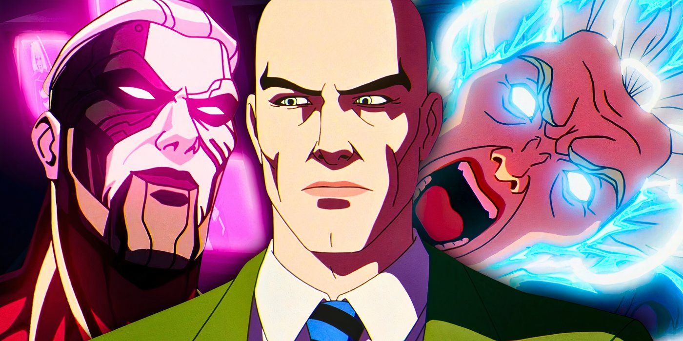 X-Men '97's Professor X, Magneto and Bastion