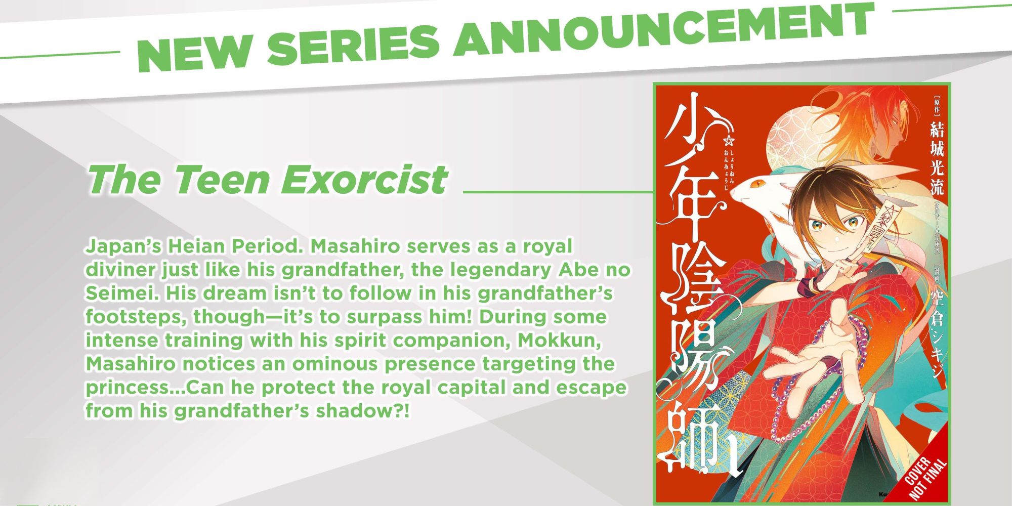 Yen Press June 2024 Announcement The Teen Exorcist