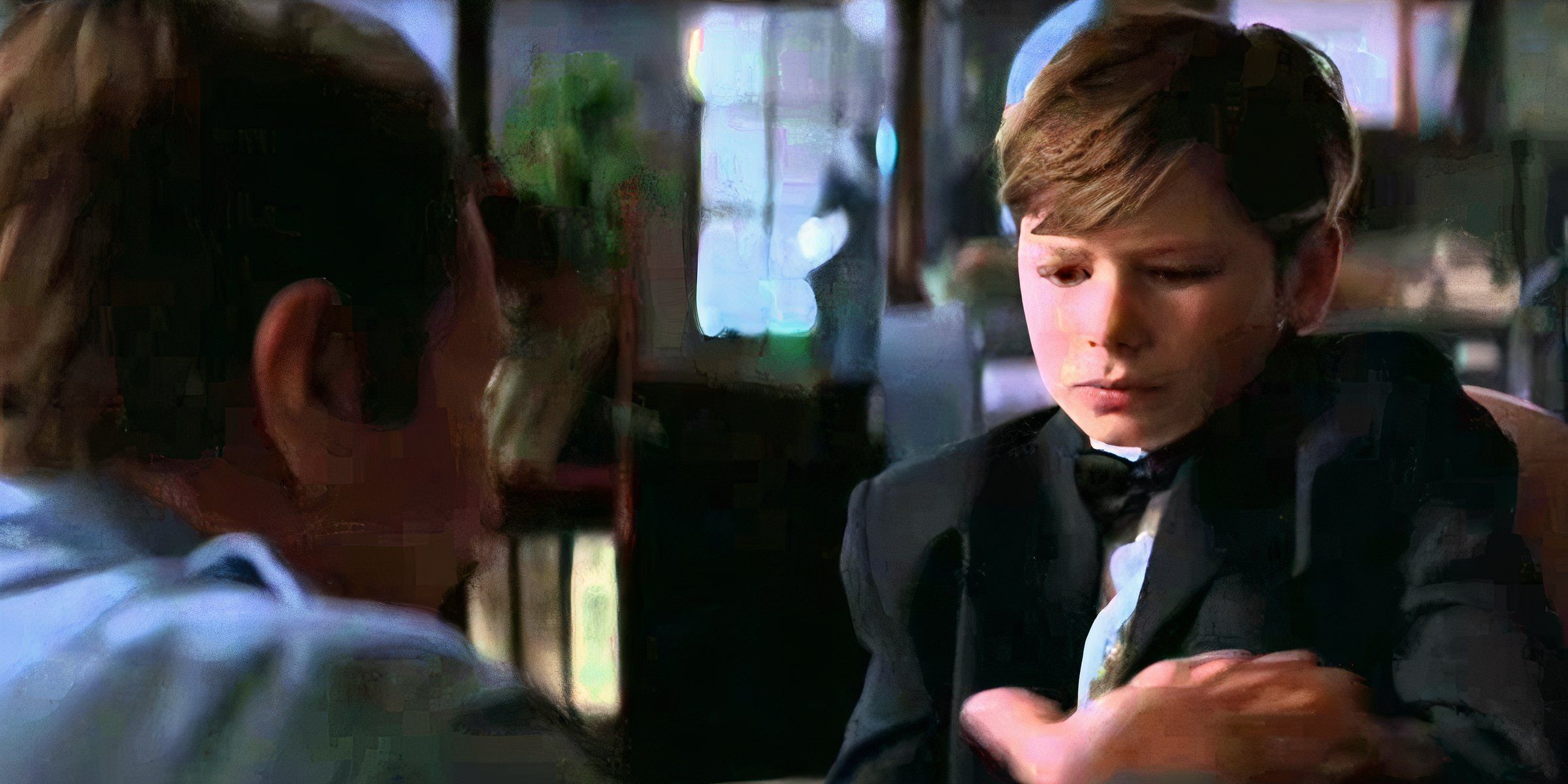 Young Bruce Wayne in The Dark Knight Rises