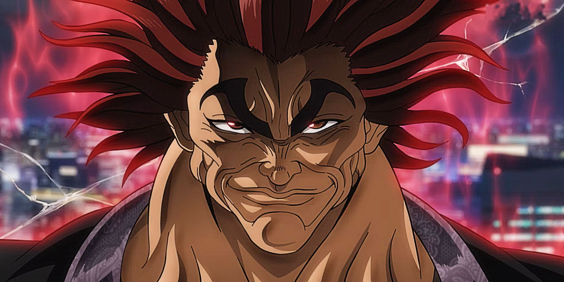 Yujiro Hanma em Baki da Netflix 