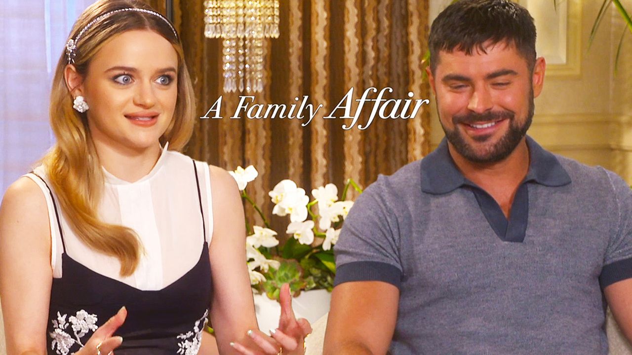 Zac Efron & Joey King during A Family Affair interview