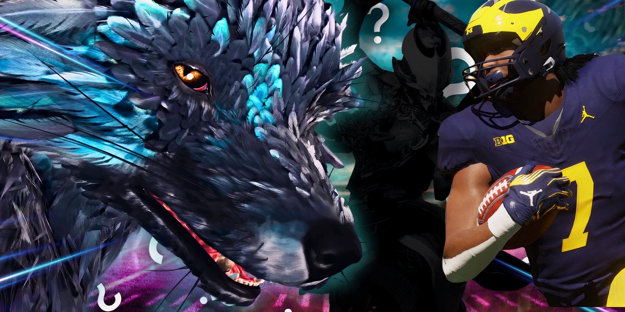 Imagery from College Football 25, Flintlock, and Kunistu-Gami: Path of the Goddess